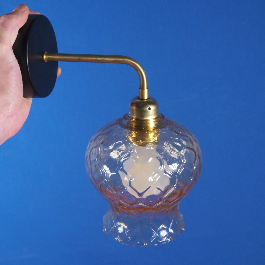 Wall sconce in brass (Ring)