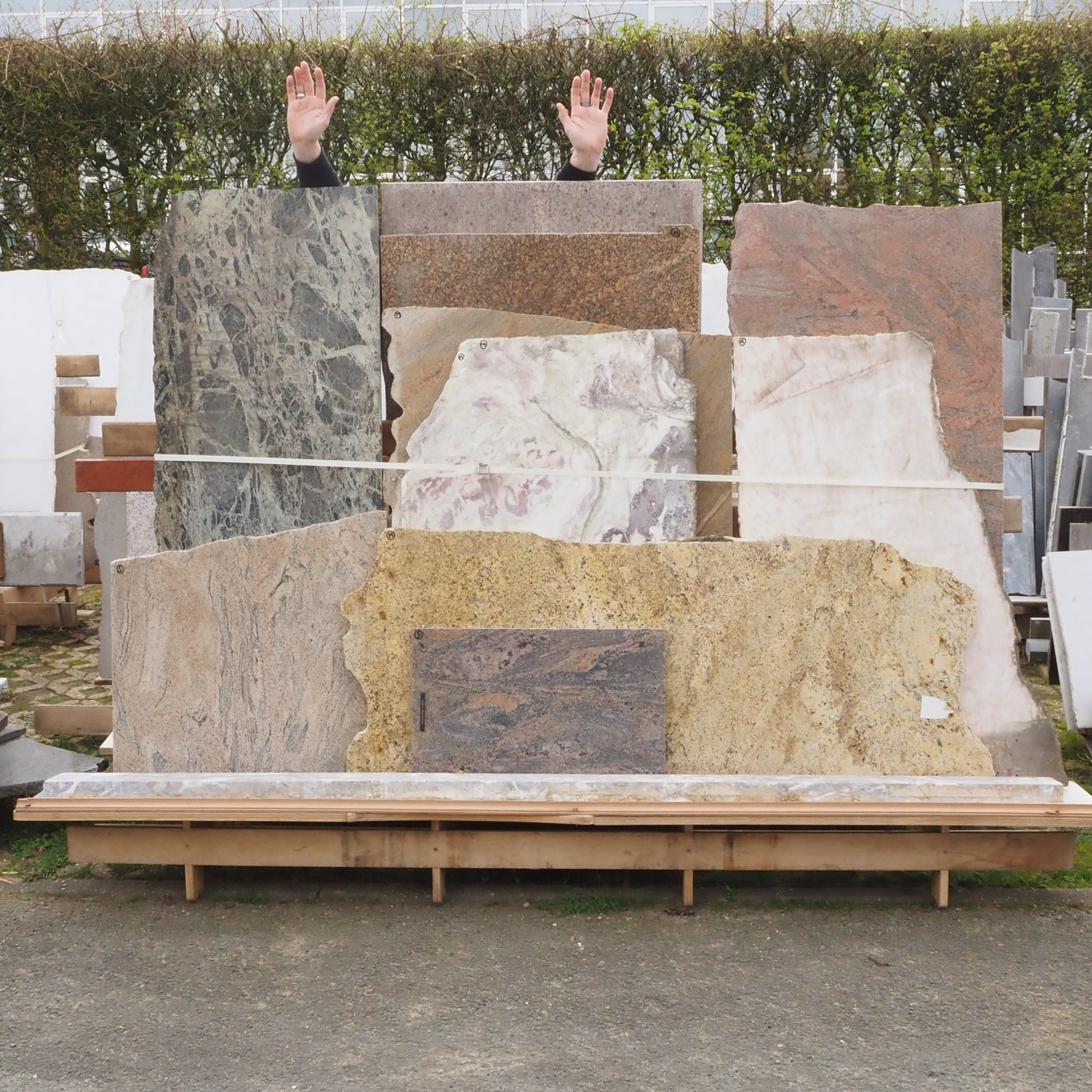 Natural stone slabs - Only available in our physical shop