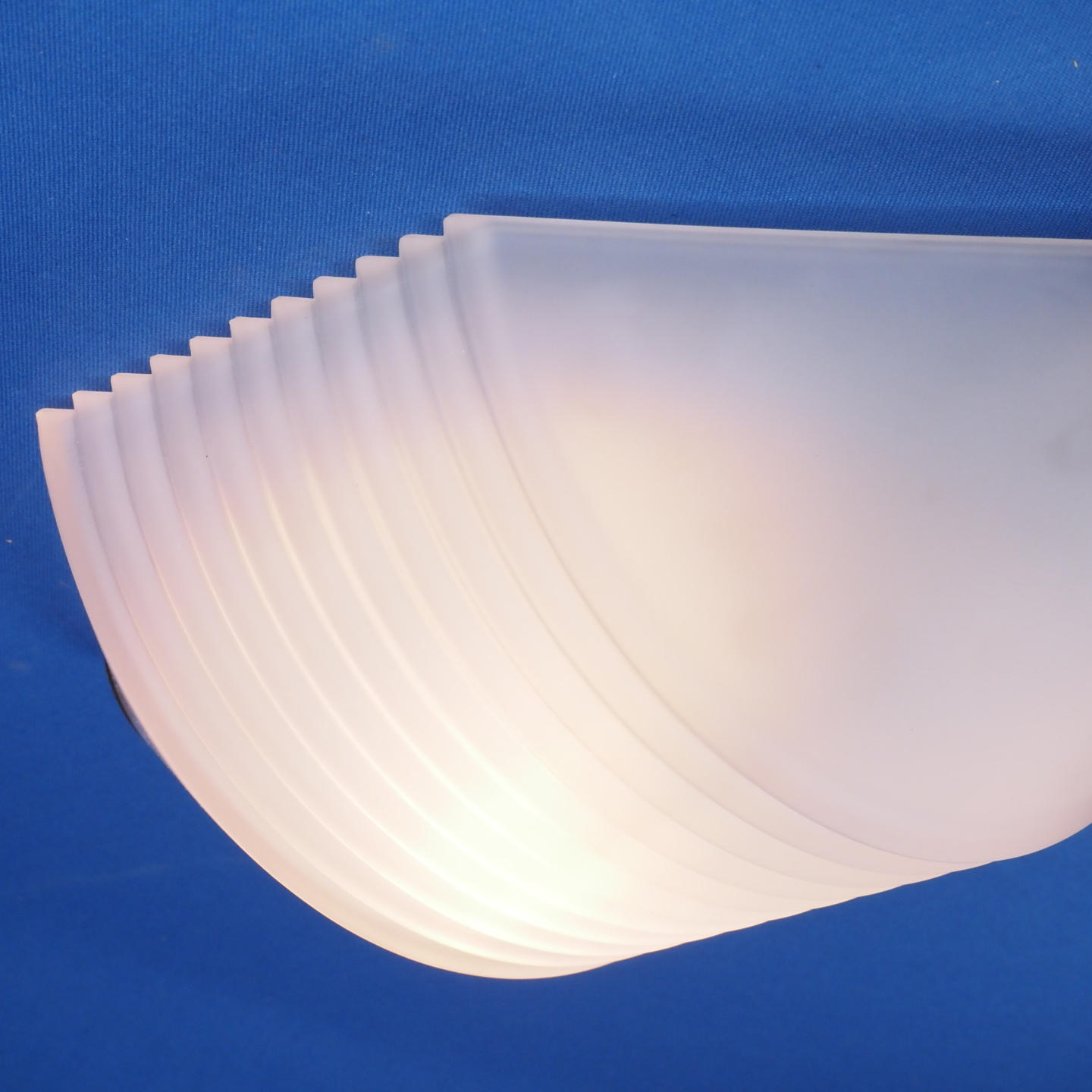 Ceiling/Wall light in frosted glass by Milan