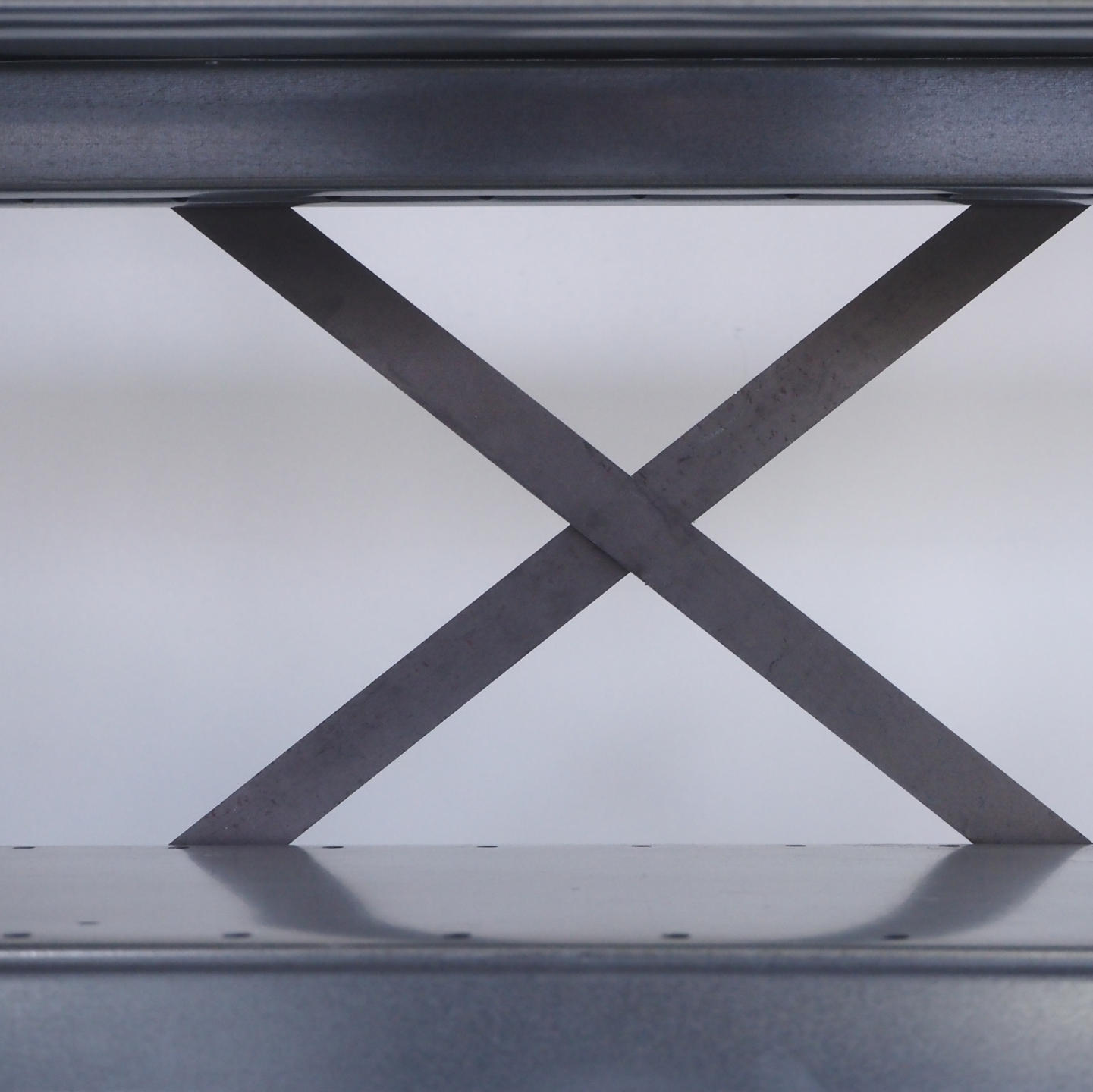 Large shelf by Mecalux (H. 230 x W. 303 cm) - Galvanized