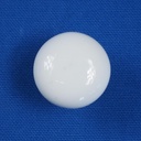 Cabinet knob in white porcelain