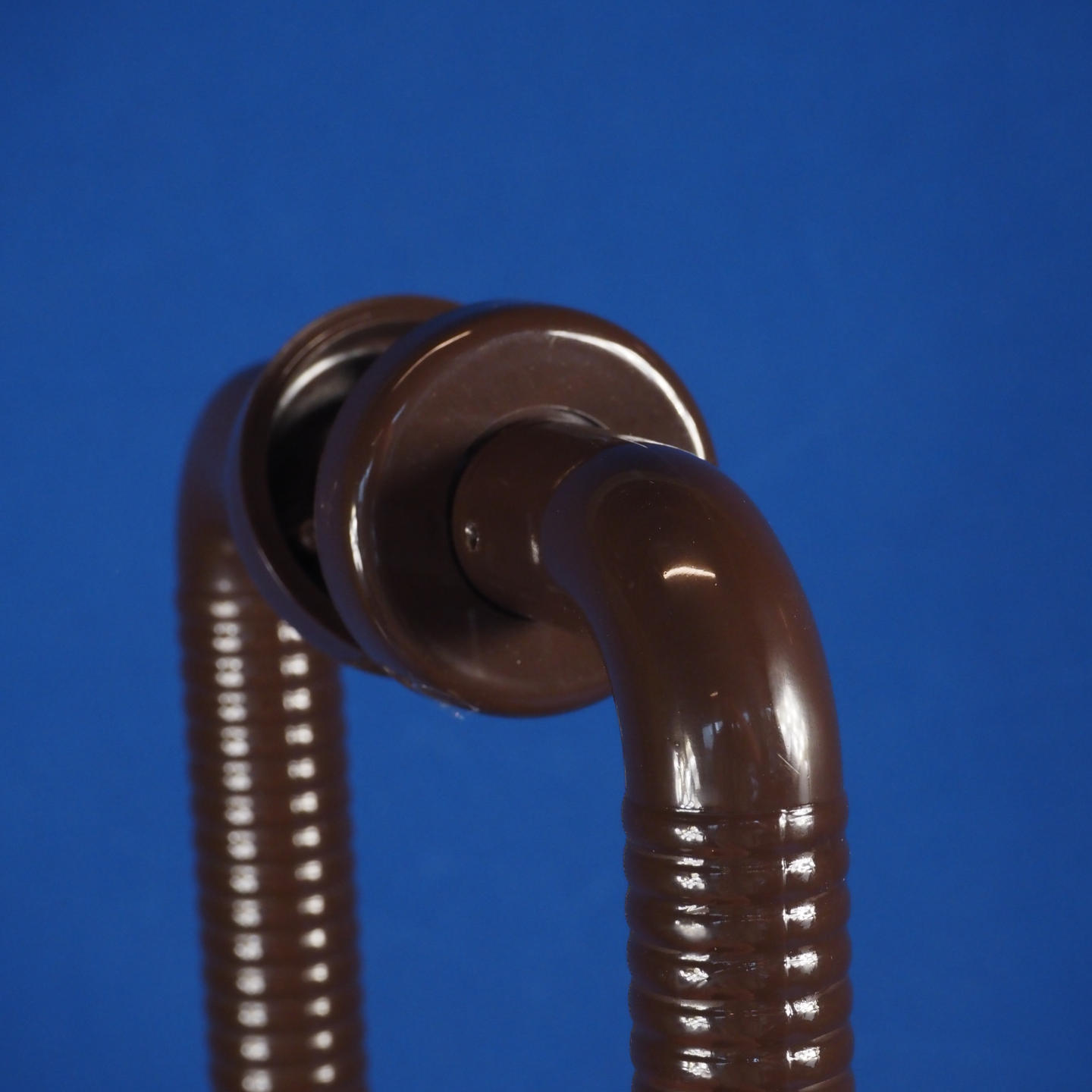 Door handle in nylon with key rosettes by Metafranc - Brown