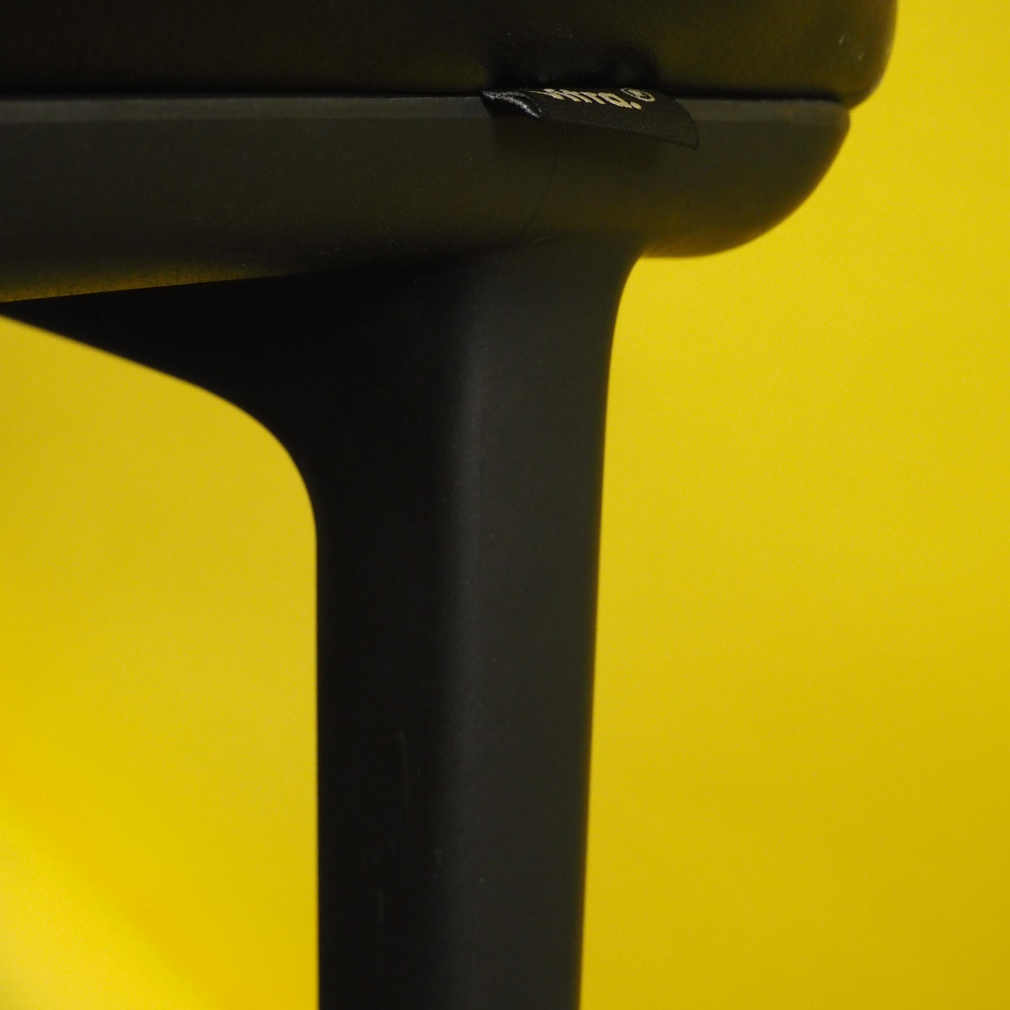 Armchair 'Softshell' in leather by Ronan &amp; Erwan Bouroullec for Vitra (ca. 2008) - Black