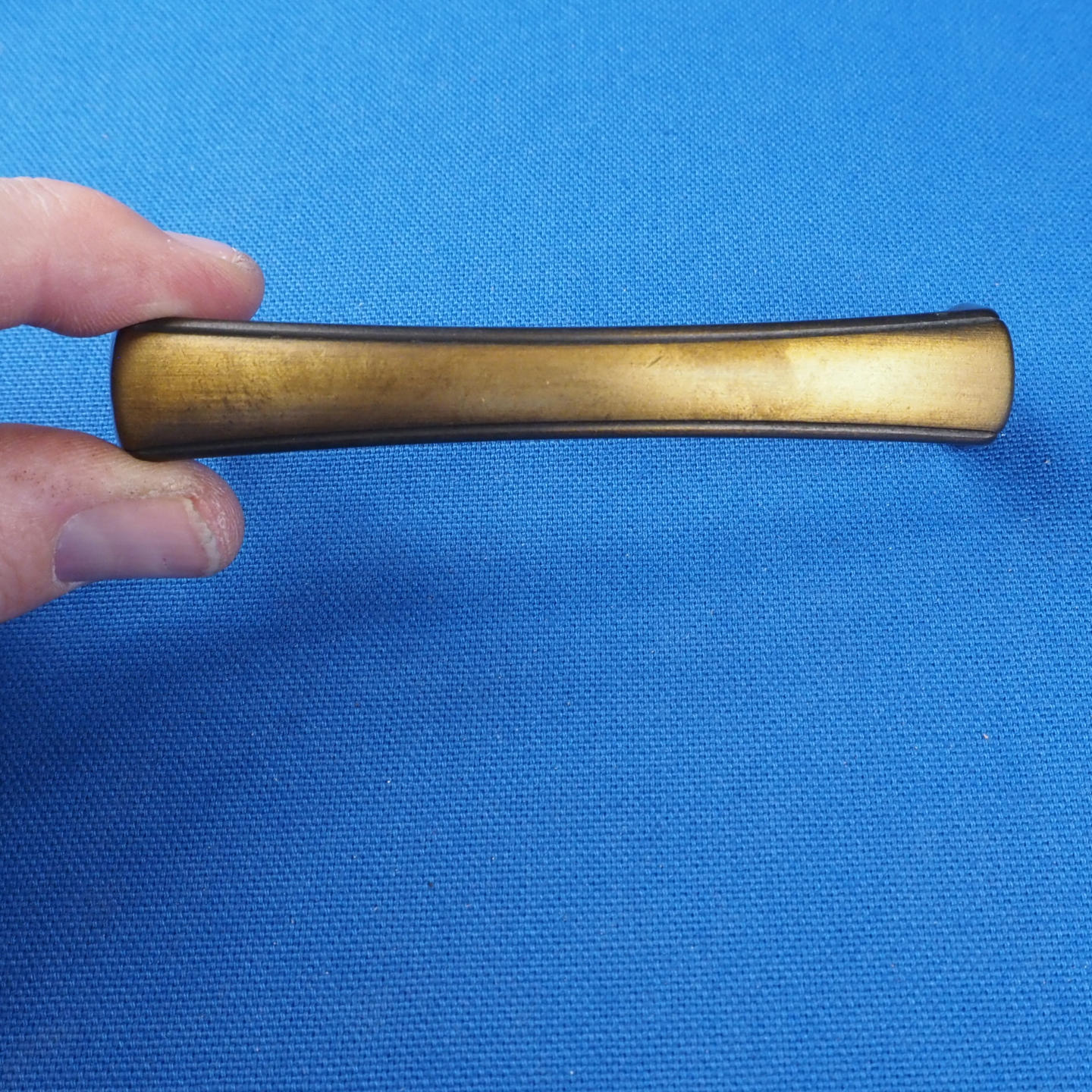 Cabinet knob in copper plated zamac by Metafranc (10,7 cm)