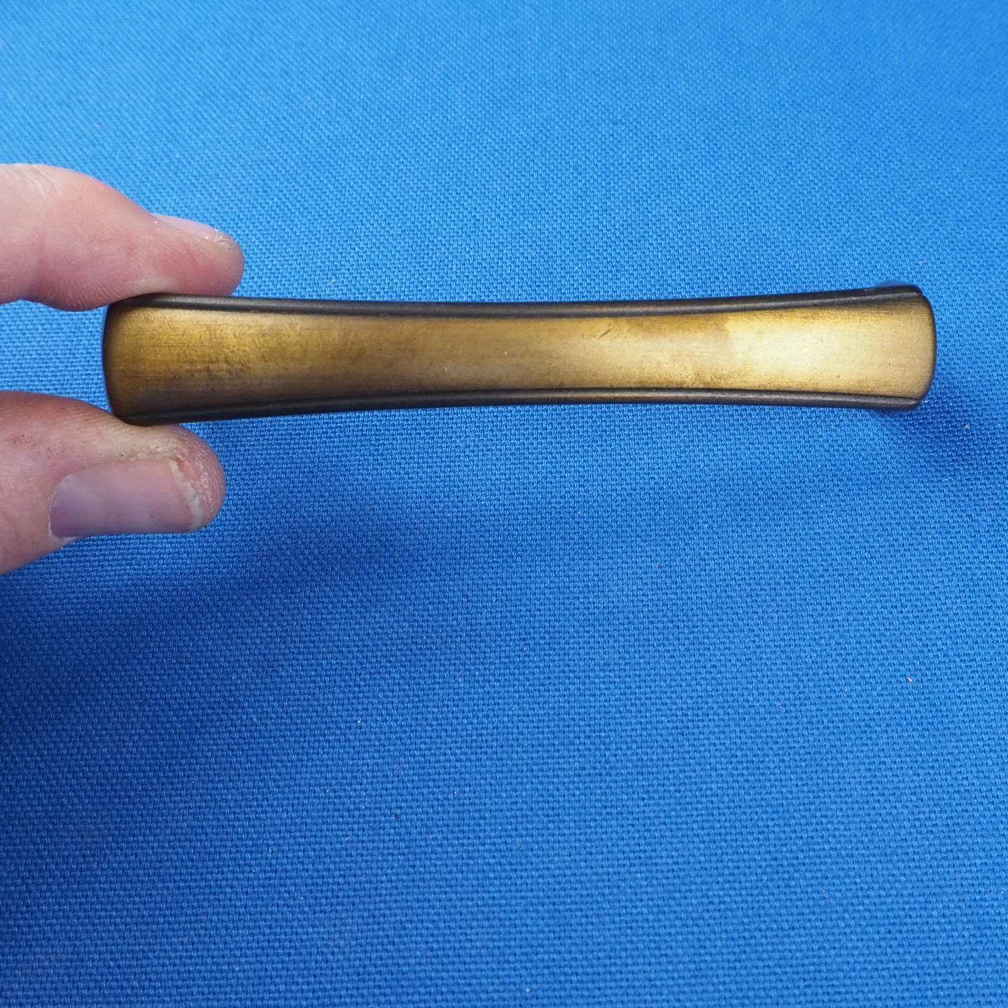 Cabinet knob in copper plated zamac by Metafranc (10,7 cm)