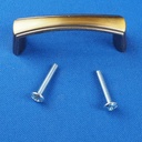 Cabinet knob in copper plated zamac by Metafranc (7,5 cm)