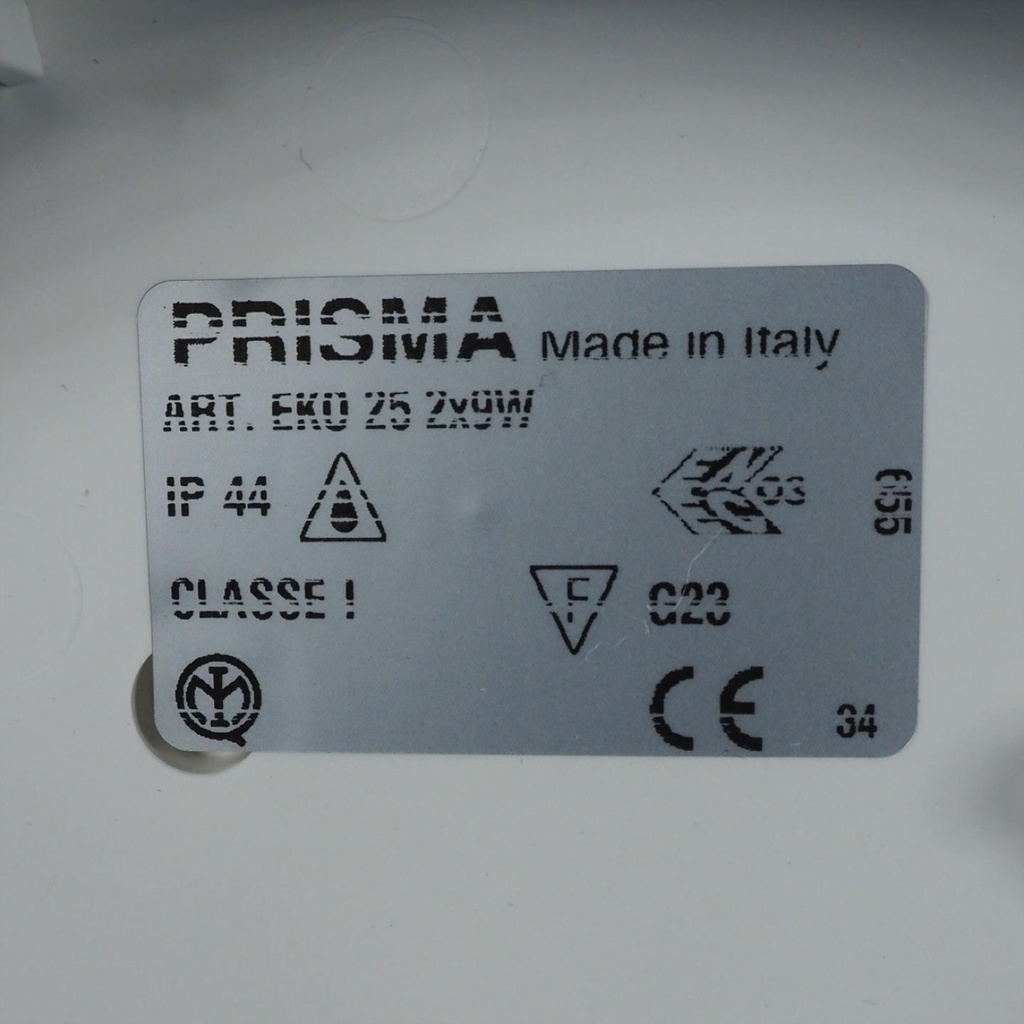 Wall/Ceiling light 'Eko 25' by Prisma (IP44)