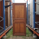 Door in varnished solid wood (H. 223 cm x W. 92 cm) - Left