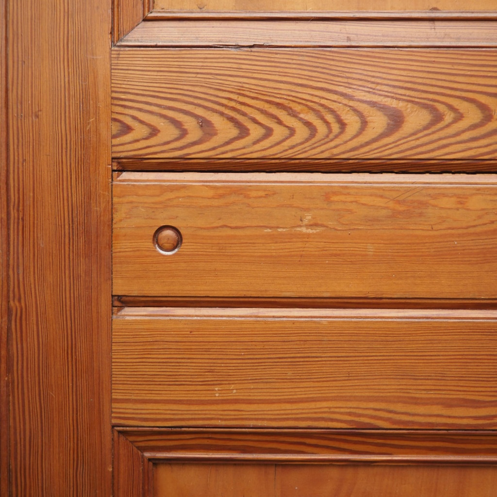 Door in varnished solid wood (H. 223 cm x W. 92 cm) - Left