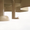 Coat & umbrella rack by Paolo Orlandini & Roberto Lucci for Velca Legnano - Cream