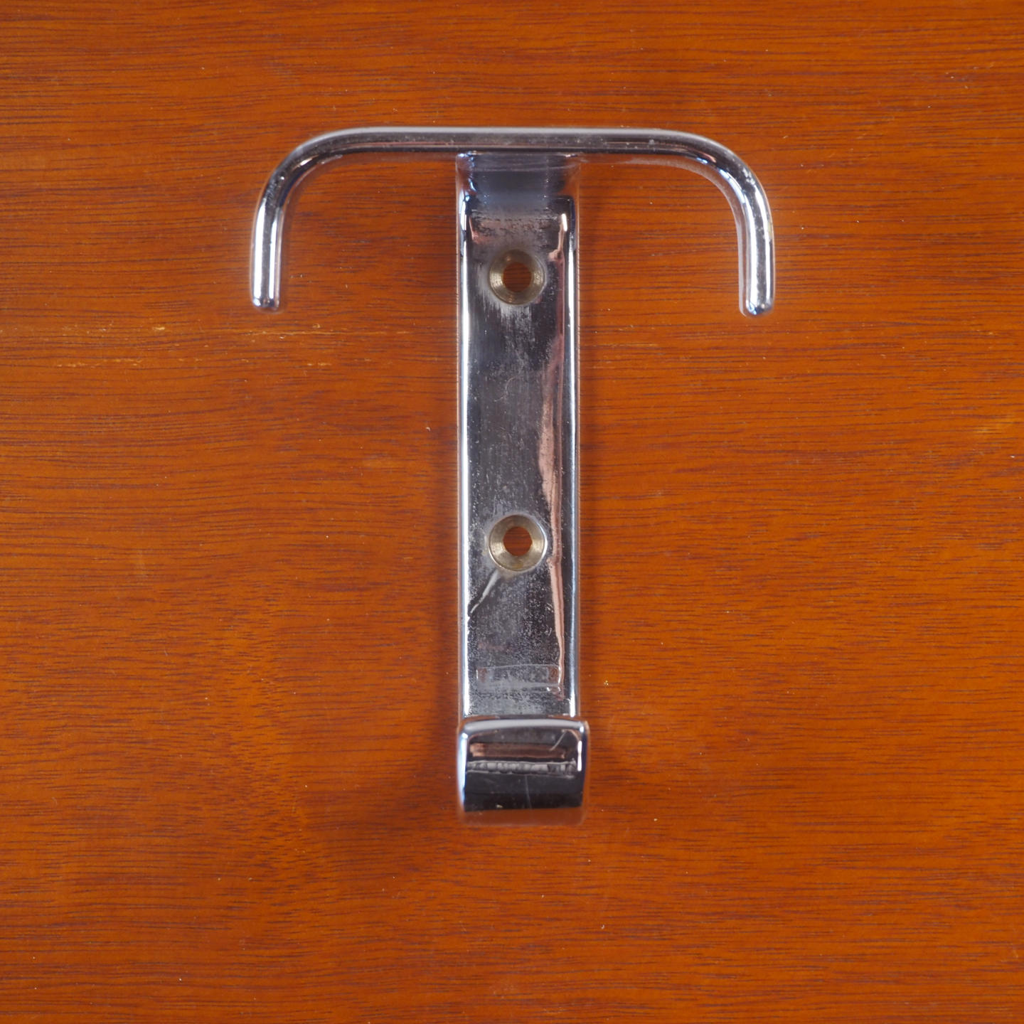 Coat hook solid chromed brass by Jules Wabbes