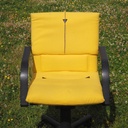 Swivel office chair 'Figura' by Mario Bellini for Vitra (ca. 1984) - Yellow