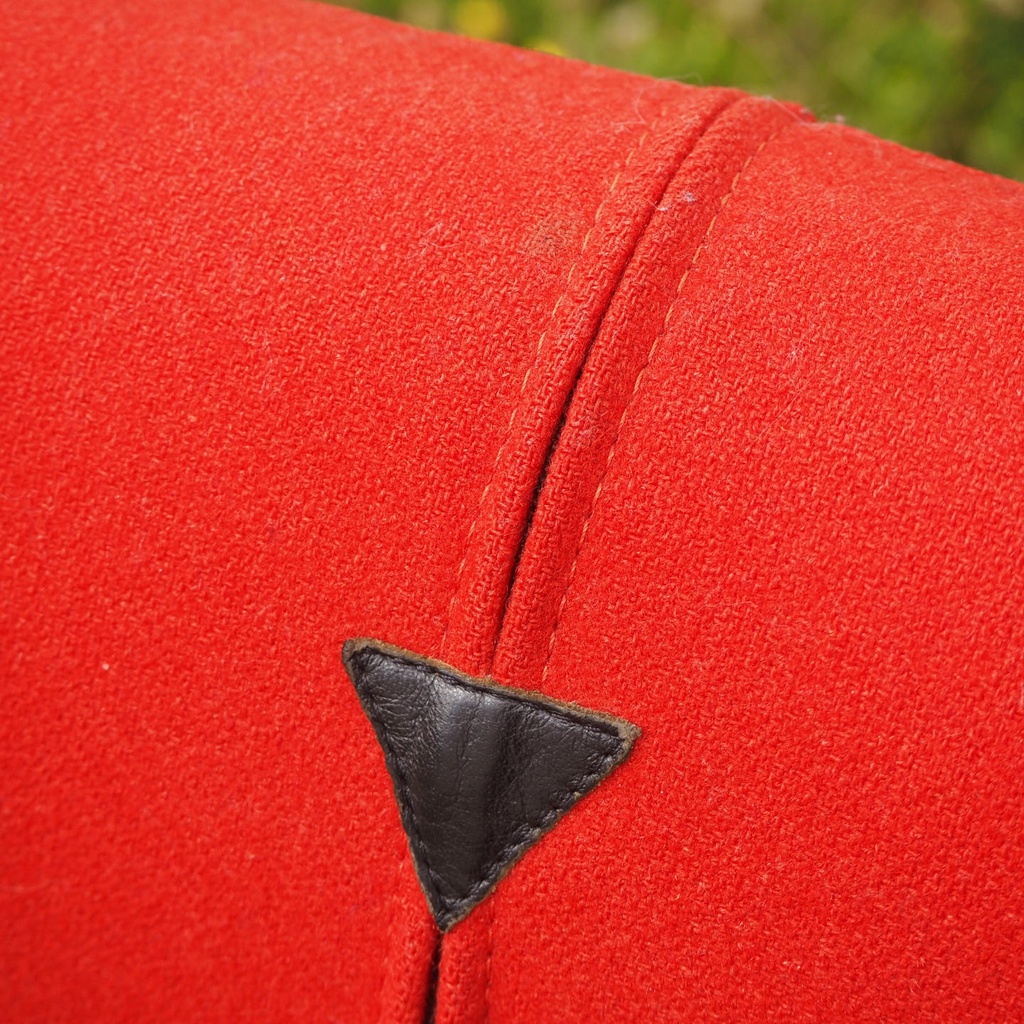 Swivel office chair 'Figura' by Mario Bellini for Vitra (ca. 1984) - Red/Green