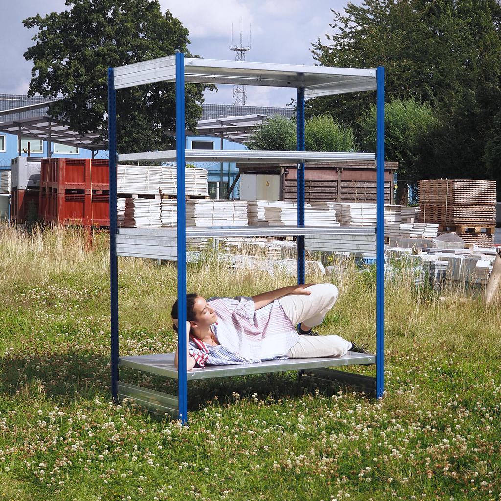 Extra shelf in galvanized steel by Bito