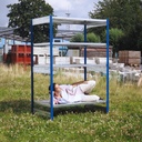 Extra shelf in galvanized steel by Bito