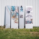 Set of aluchromie panels by Ralph Cleeremans (285 cm high) - Set 02