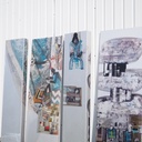 Set of aluchromie panels by Ralph Cleeremans (285 cm high) - Set 02