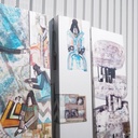 Set of aluchromie panels by Ralph Cleeremans (285 cm high) - Set 02