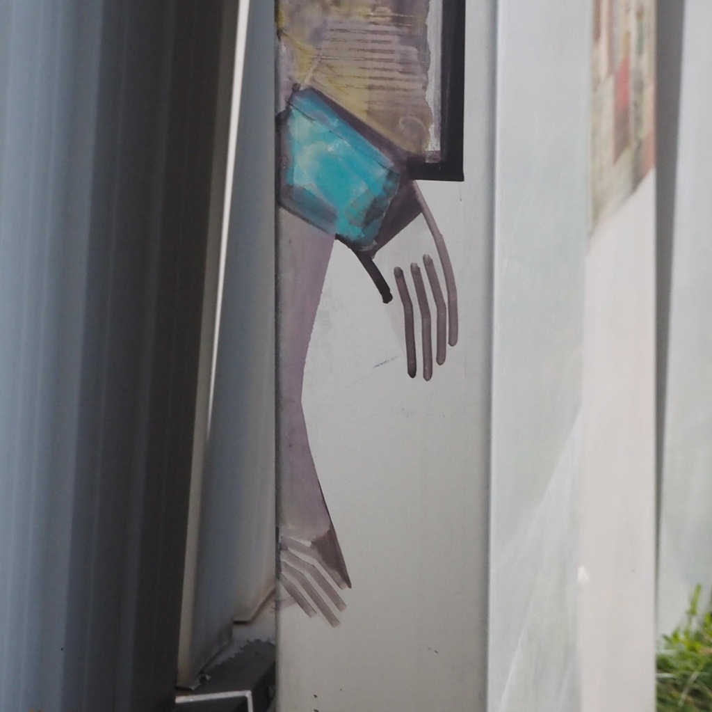 Set of aluchromie panels by Ralph Cleeremans (285 cm high) - Set 02