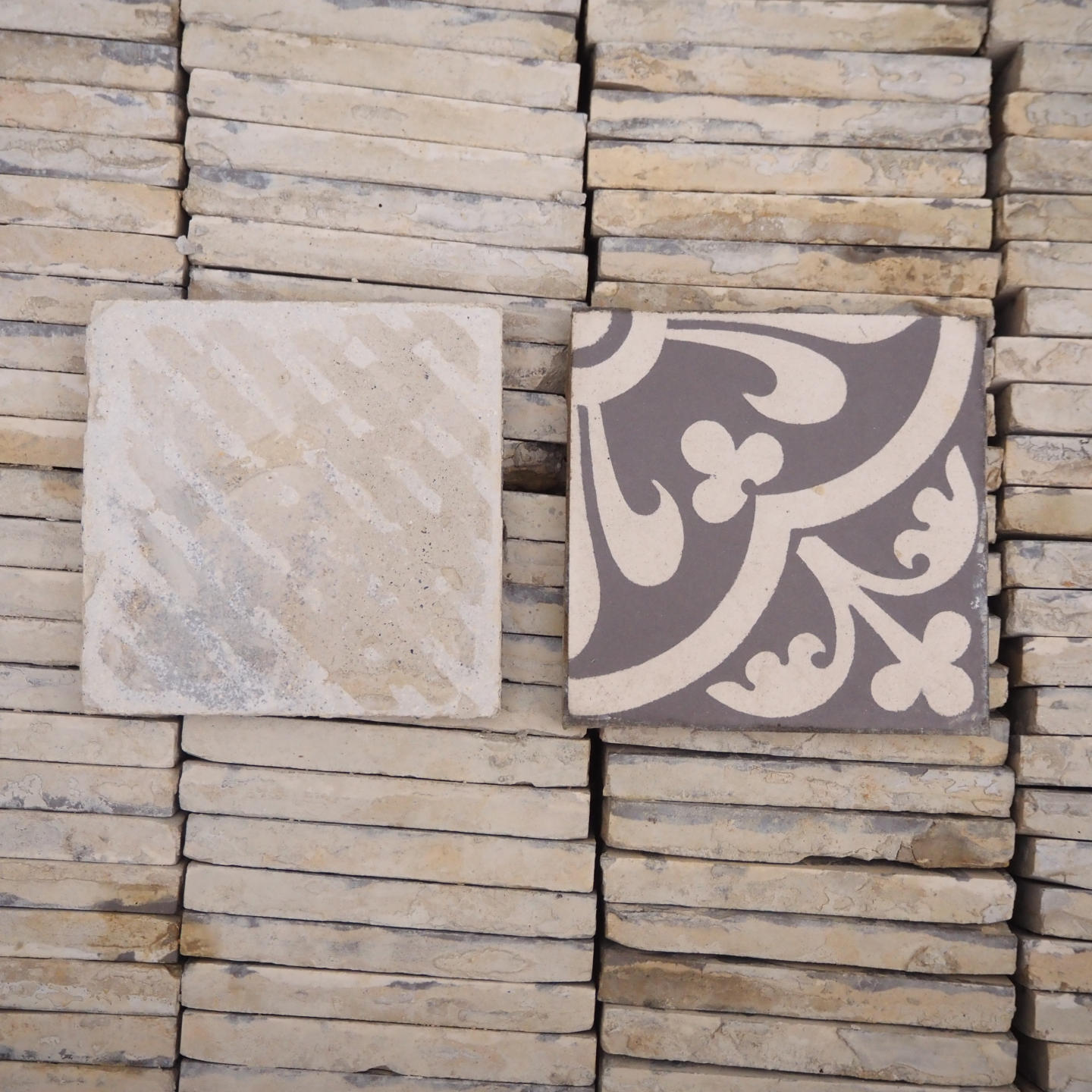 Ceramic tiles (15,5 x 15,5 cm) - Sold per m2