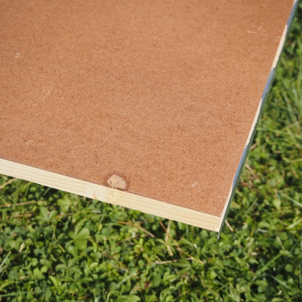 Shelf 'Almawood' by Almasy in solid pine (L. 243 x D. 40 cm)