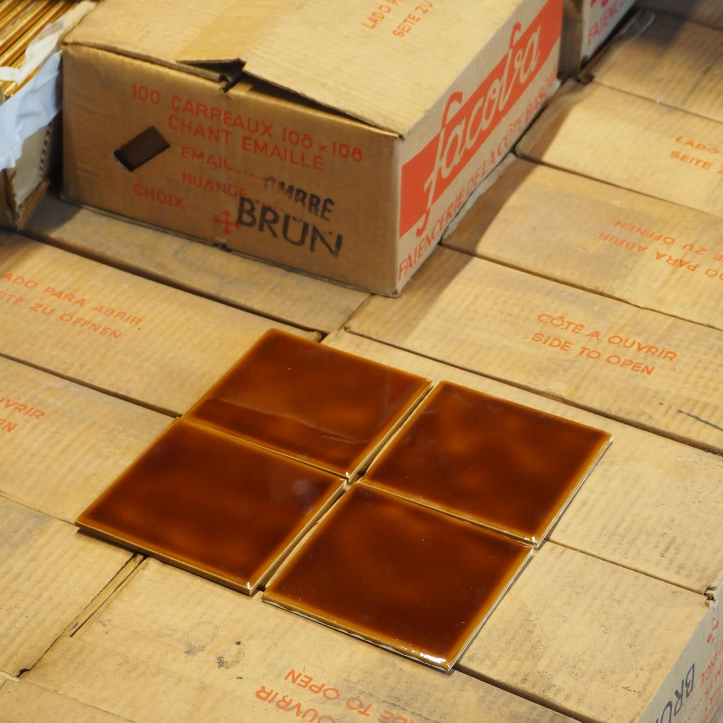 Wall glazed ceramic tiles by Facoba (10,8 x 10,8 cm) - Sold per m2