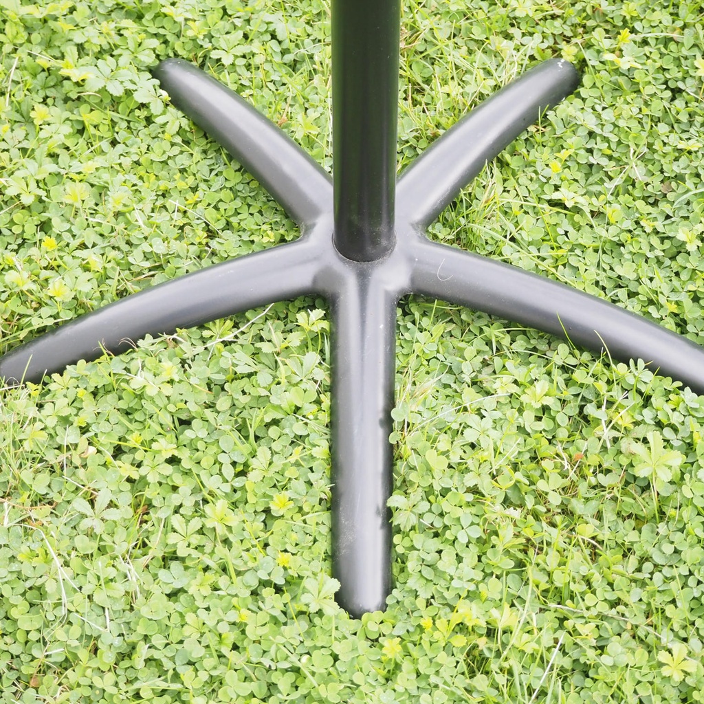 Coat rack in powder coated steel by Drisag (ca. 1980) - Black