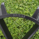 Coat rack in powder coated steel by Drisag (ca. 1980) - Black