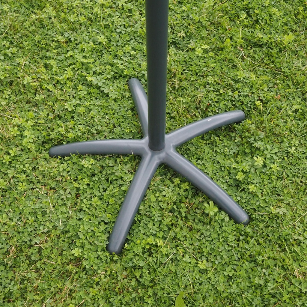 Coat rack in powder coated steel by Drisag (ca. 1980) - Dark Grey
