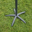 Coat rack in powder coated steel by Drisag (ca. 1980) - Dark Grey