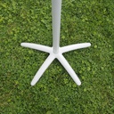Coat rack in powder coated steel by Drisag (ca. 1980) - Light Grey