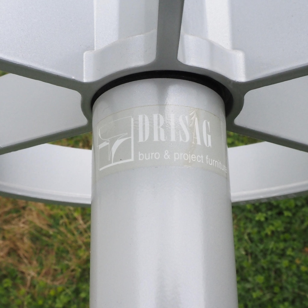 Coat rack in powder coated steel by Drisag (ca. 1980) - Light Grey