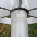 Coat rack in powder coated steel by Drisag (ca. 1980) - Light Grey