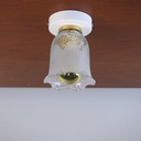 Wall/Ceiling light 'Morton' in textured glass