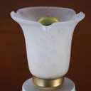 Wall/Ceiling light 'Emile' in frosted glass