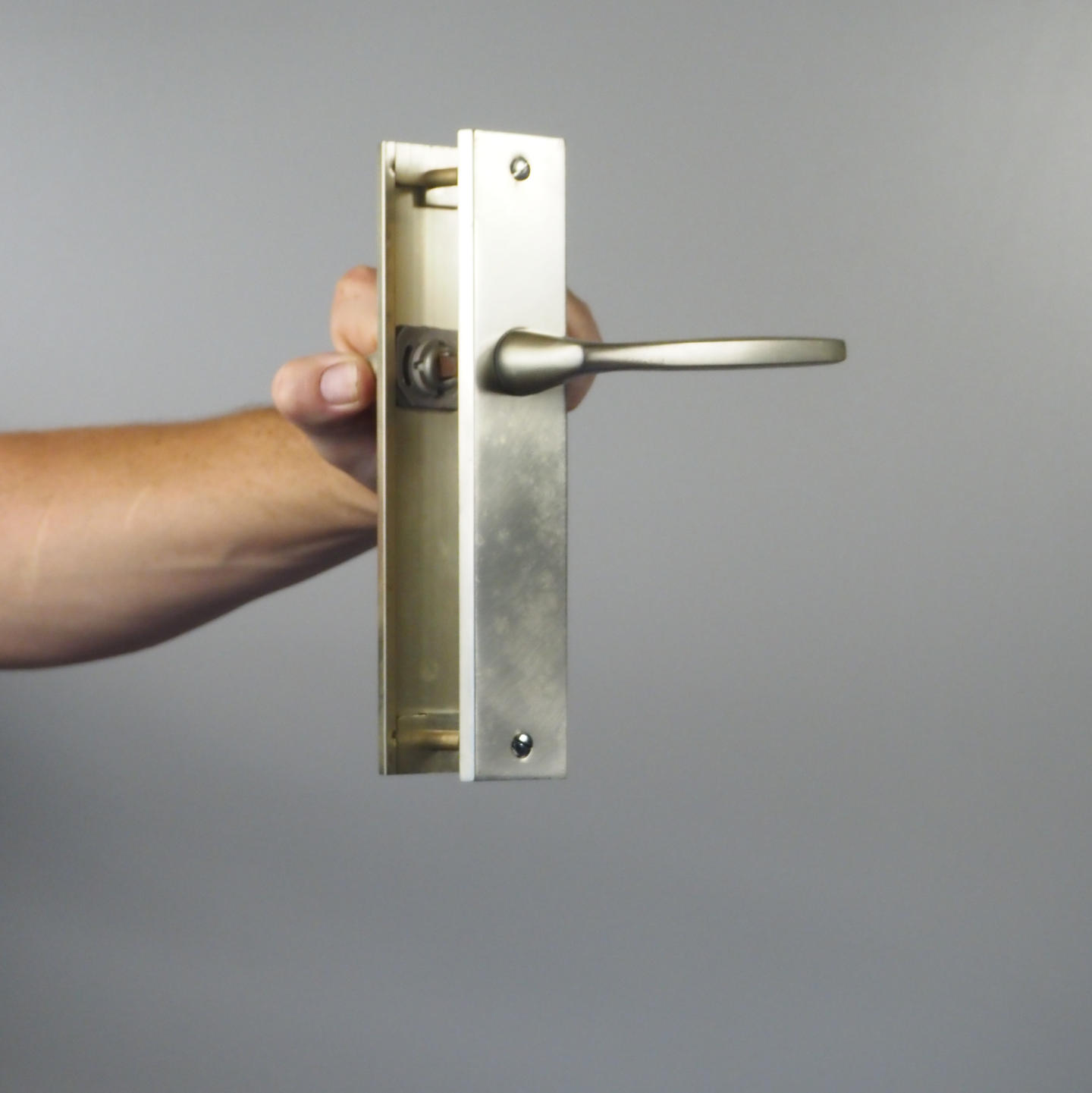 Door handle 'Champagne' in gold-plated aluminium