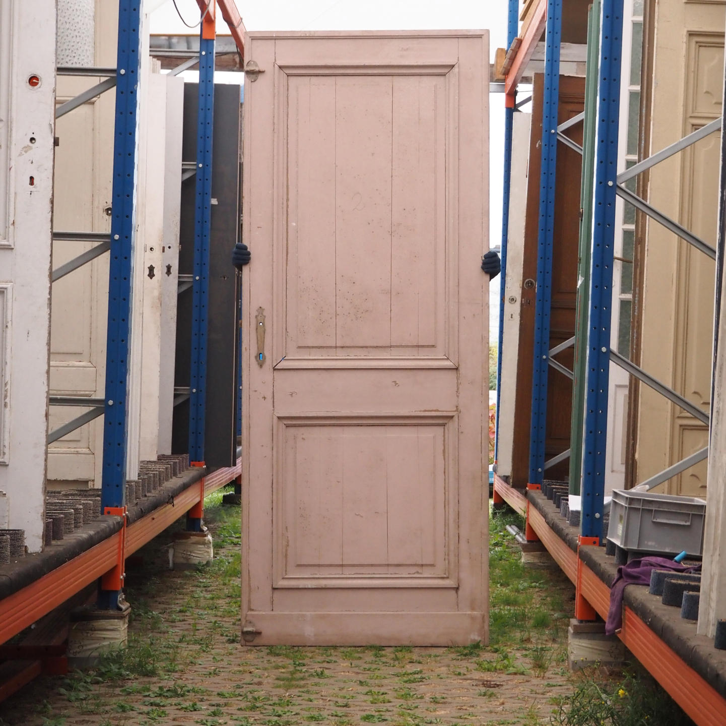 Wooden door (H. 248 cm x W. 100 cm) - Right