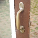 Wooden door with glass panels (H. 201 cm x W. 95,5 cm) - Left/Right