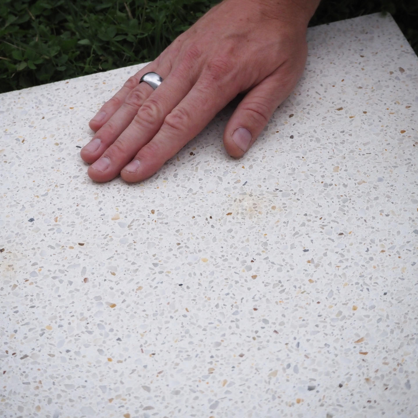 Square 'Vetisol Cristo' terrazzo slabs (50 x 50 cm) - Sold per m2