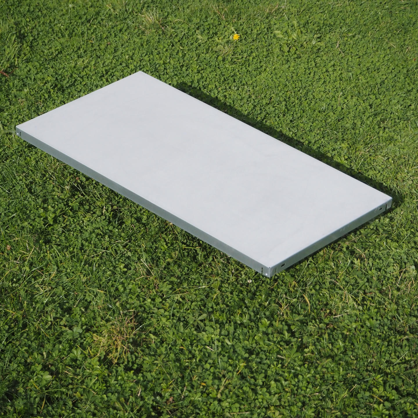 Extra shelf in galvanized steel (150 x 50 cm)