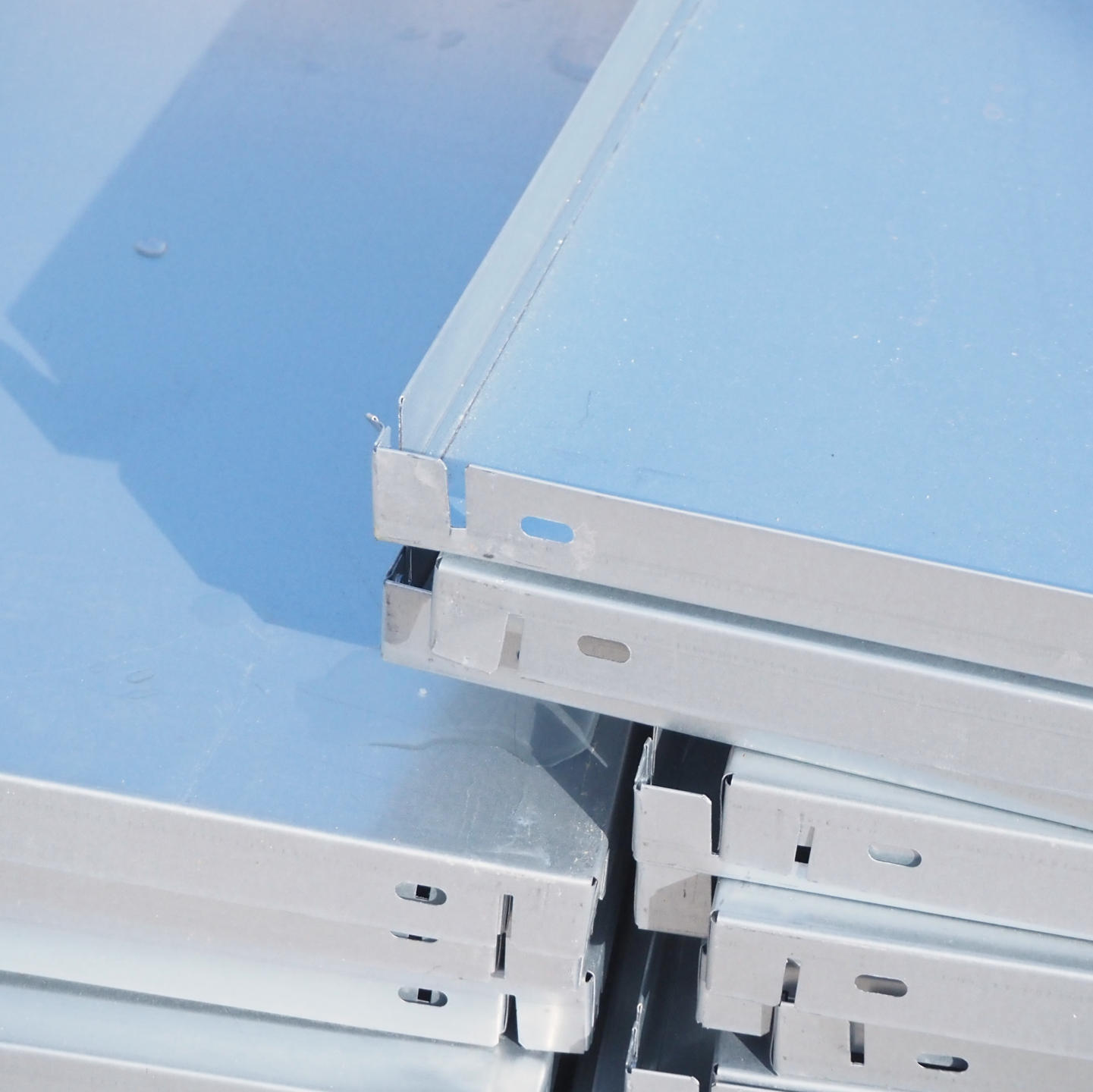 Extra shelf in galvanized steel (150 x 50 cm)