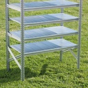Shelf 'Super 1-2-3' in galvanized steel by Metalsistem (197 x 127,5 cm)