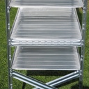 Shelf 'Super 1-2-3' in galvanized steel by Metalsistem (197 x 127,5 cm)