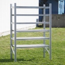Shelf 'Super 1-2-3' in galvanized steel by Metalsistem (197 x 127,5 cm)