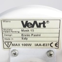 Wall sconce 'Mask 15' by Ennio Pasini for VeArt (ca. 1990)