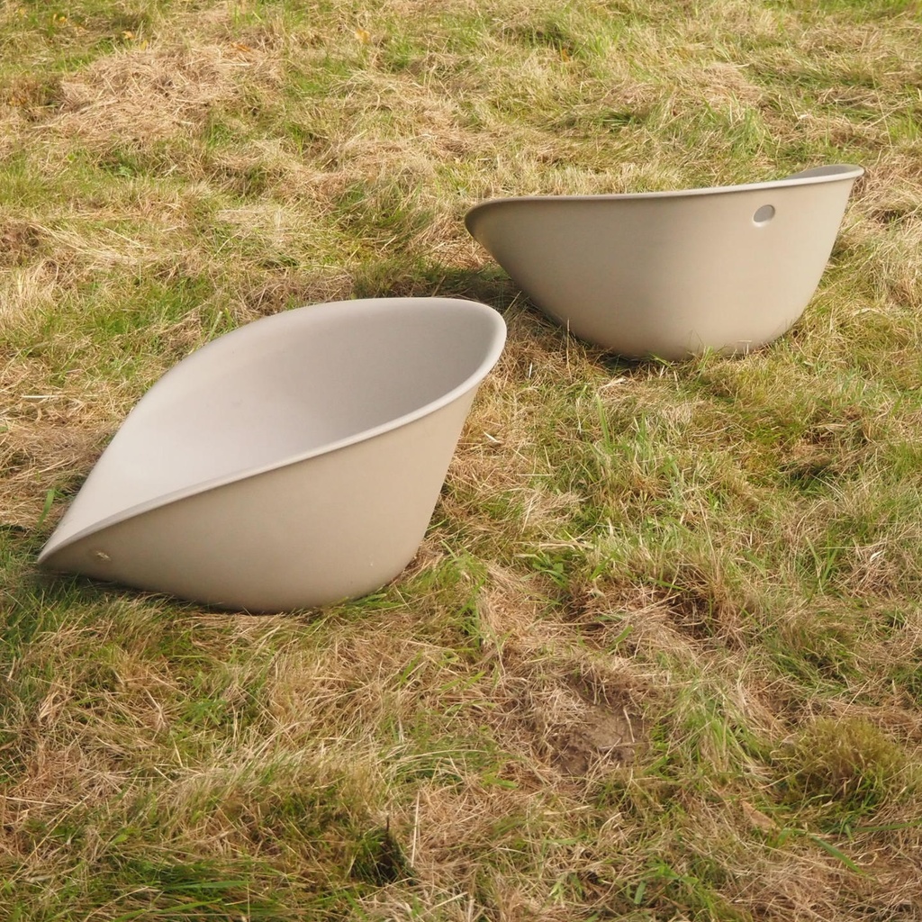 Grey Armchair shell 'Gliss' by Claudio Dondoli & Marco Pocci for Pedrali