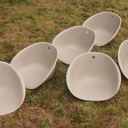 Grey Armchair shell 'Gliss' by Claudio Dondoli & Marco Pocci for Pedrali