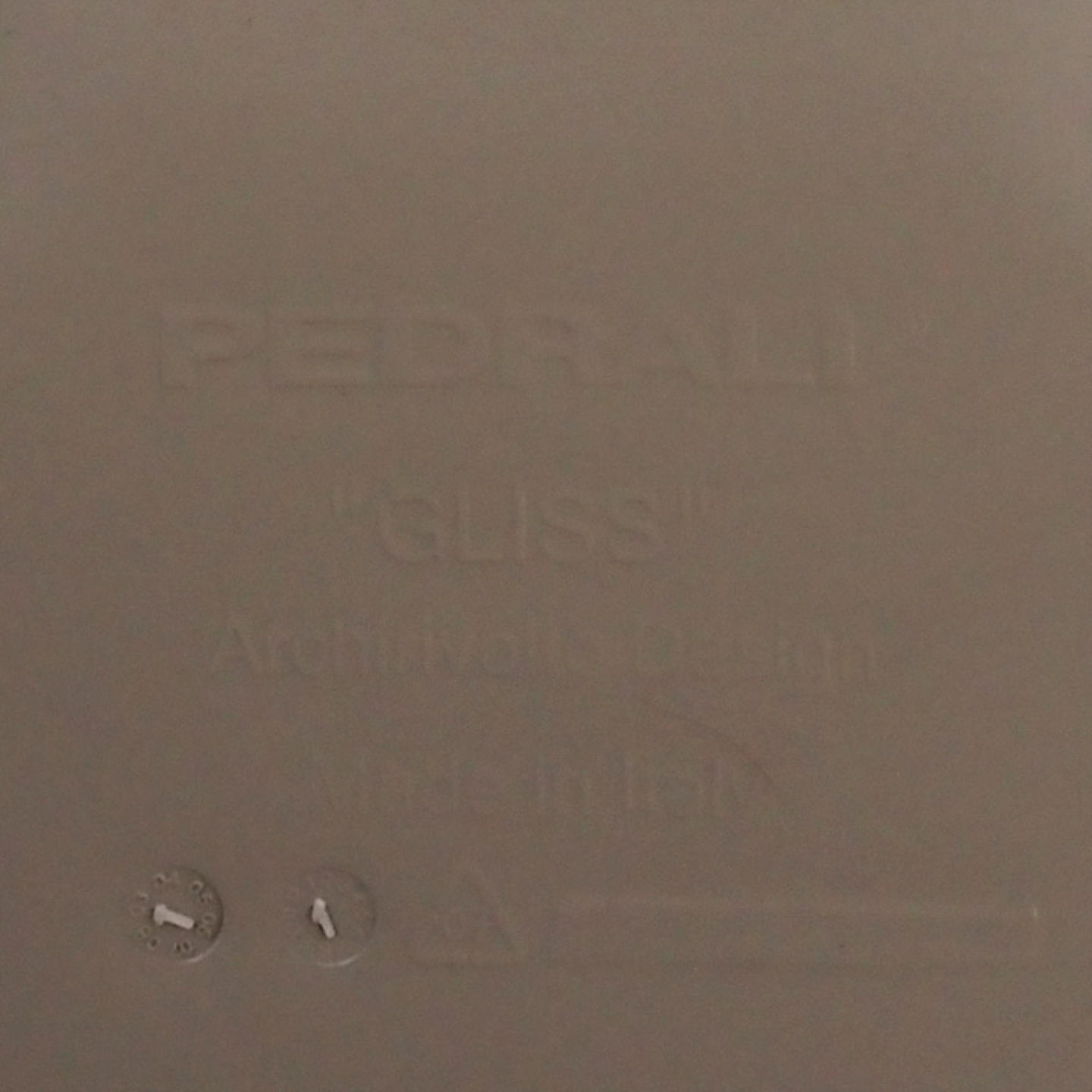 Grey Armchair shell 'Gliss' by Claudio Dondoli &amp; Marco Pocci for Pedrali