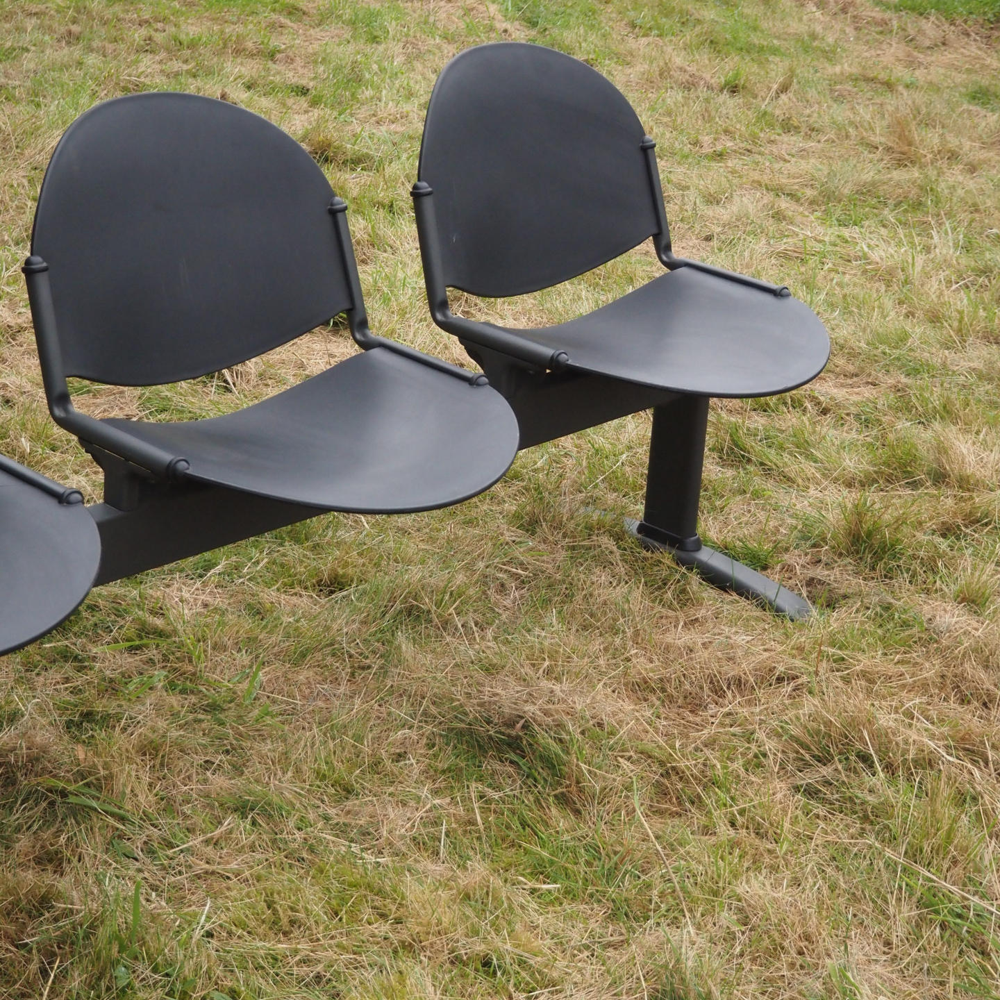 Beam seating 'Modulamm' by Roberto Lucci &amp; Paolo Orlandini for Lamm - 3 seats (L. 176 cm)
