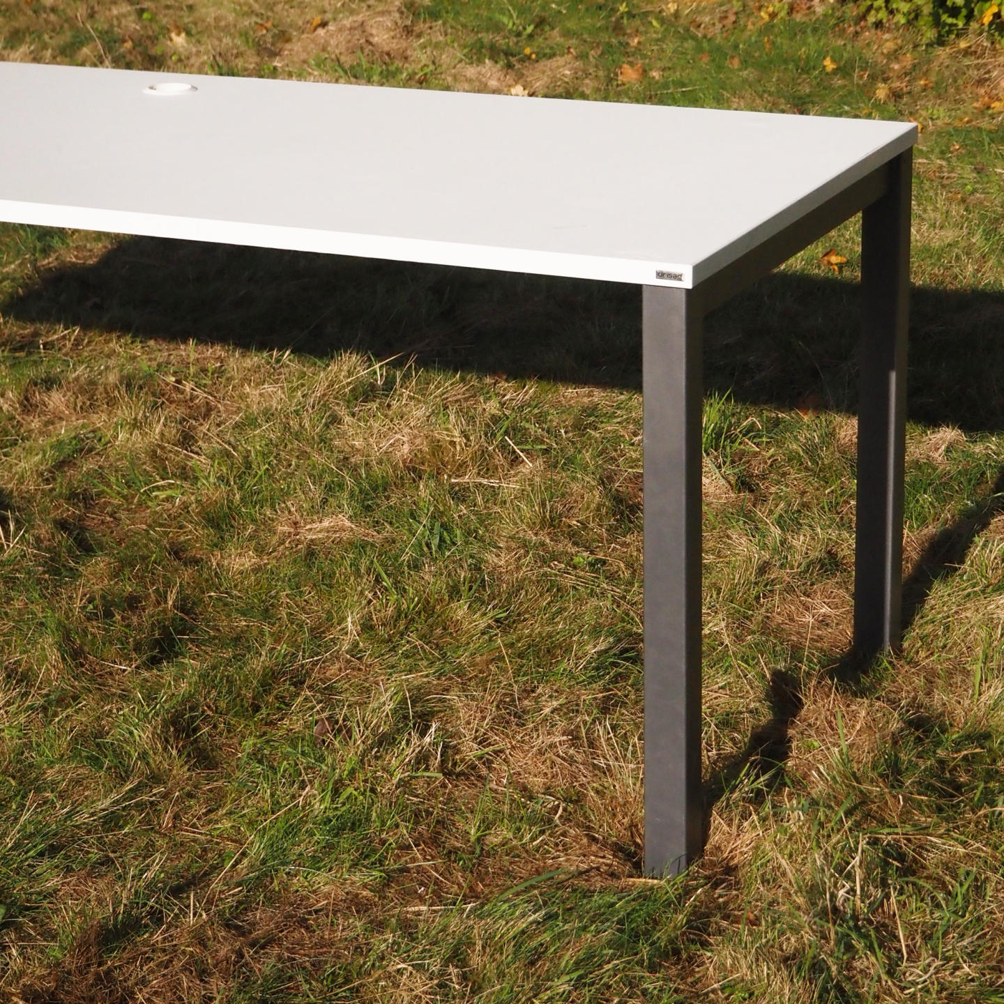 Office desk 'Project' by Drisag (200 x 80 cm) - Anthracite